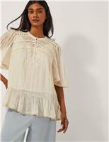 Embroidered Lace Top