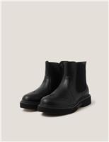 Kids Leather Chelsea Boots (7 Small - 3 Large)