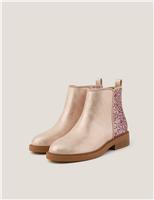 Kids Glitter Ankle Boots (9 Small - 4 Large)