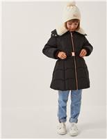 Hooded Belted Coat (3-13 Yrs)