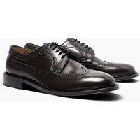Hawes & Curtis Leather Wingtip Brogues Black
