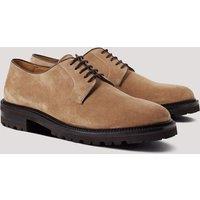 Hawes & Curtis Suede Derby Shoes Tan