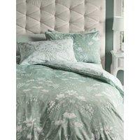 Laura Ashley Pure Cotton Sateen Parterre Bedding Set Light Green