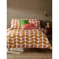 Orla Kiely Pure Cotton Stem Bloom Bedding Set Yellow Mix