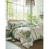 Graham & Brown Pure Cotton Sateen Coppice Forest Bedding Set Light Green