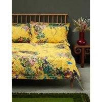 Timorous Beasties Pure Cotton Bloomsbury Garden Bedding Set Yellow Mix