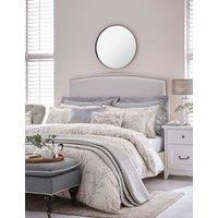 Laura Ashley Pure Cotton Sateen Pussy Willow Bedding Set Light Grey