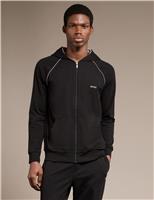 Cotton Rich Zip Up Hoodie