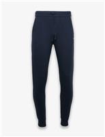 Boss Cotton Rich Cuffed Joggers Navy