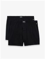 2 Pack Cotton Rich Jersey Boxers