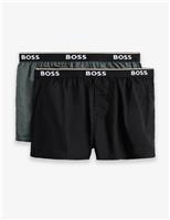 2pk Pure Cotton Boxers