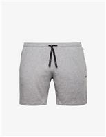 Boss Cotton Rich Jersey Drawstring Shorts Black