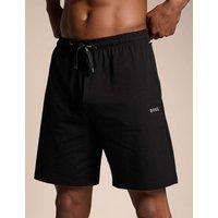 Boss Cotton Rich Jersey Drawstring Shorts Black