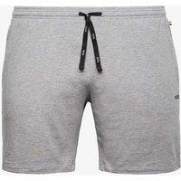 Boss Cotton Rich Jersey Drawstring Shorts Grey