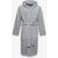 Boss Hooded Dressing Gown Grey