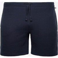 Boss Cotton Rich Waffle Shorts Navy