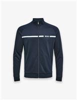 Pure Cotton Funnel Neck Zip Up Jacket