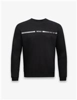 Boss Pure Cotton Sweatshirt Black