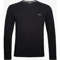 Boss Cotton Rich Crew Neck Logo T-Shirt Black