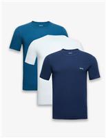 3 Pack Pure Cotton Crew Neck T-Shirts