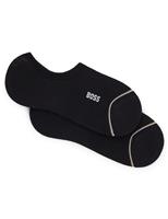 Boss 2 Pack Cotton Rich Footsies White