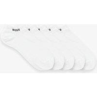Boss 5pk Cotton Rich Footsies White