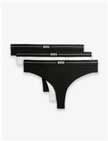 3pk Cotton Rich Thongs
