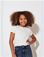 Ribbed T-Shirt (7-14 Yrs)