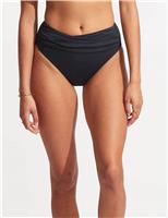 Collective High Waisted High Leg Bikini Bottoms