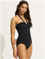 Collective Halterneck Bandeau Swimsuit