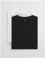 2 Pack Pure Cotton Crew Neck T-Shirts