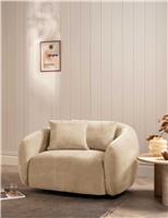 Cocoon Chenille Swivel Snuggle Chair