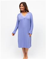 Jersey Lace Detail Short Nightdress