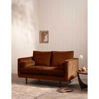 BARKER AND STONEHOUSE Moore Chenille Medium 2 Seater Sofa Brown