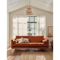 BARKER AND STONEHOUSE Moore Chenille Large 3 Seater Sofa Orange