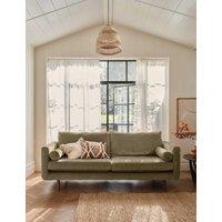 BARKER AND STONEHOUSE Moore Chenille Extra Large 3 Seater Sofa Light Grey