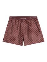 Calvin Klein Pure Cotton Printed Pyjama Shorts Red Mix