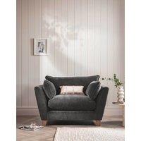 BARKER AND STONEHOUSE Irving Chenille Snuggle Chair Grey