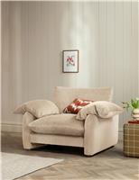 BARKER AND STONEHOUSE Orson Chenille Snuggle Chair Dark Green