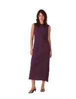 Cotton Rich Textured Midi Column Dress