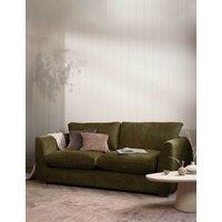BARKER AND STONEHOUSE Palmer Textured Chenille 2 Seater Sofa Green