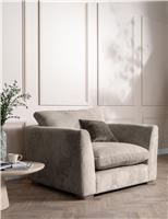BARKER AND STONEHOUSE Palmer Textured Chenille Snuggle Chair Neutral