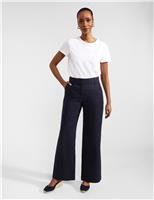 Pure Linen Wide Leg Trousers