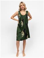 Cotton Modal Leopard Nightdress