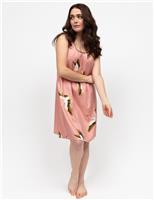 Cotton Modal Crane Print Nighdress