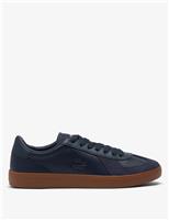 Leather Lace Up Trainers