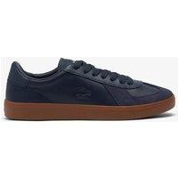 Lacoste Leather Lace Up Trainers Navy