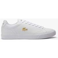 Lacoste Lerond Set Leather Lace-Up Trainers White