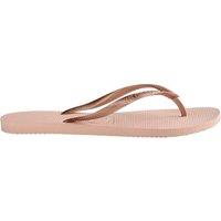 HAVAIANAS Slim Metallic Flip Flops Light Pink