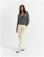 Merino Wool with Cashmere Star Cardigan